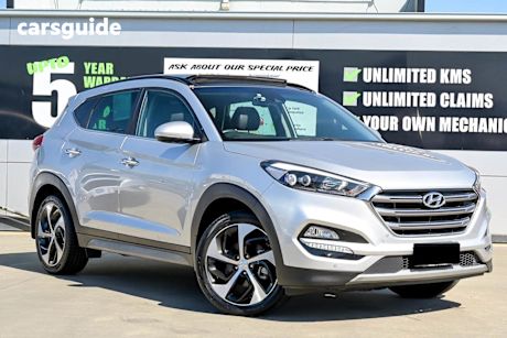 Silver 2018 Hyundai Tucson Wagon Highlander R-Series (Awd)
