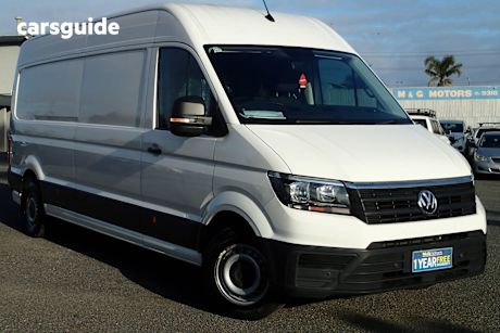 White 2017 Volkswagen Crafter Commercial 35 TDI340 RUNNER F