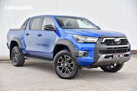 Blue 2023 Toyota Hilux Ute Tray ROGUE 4X4