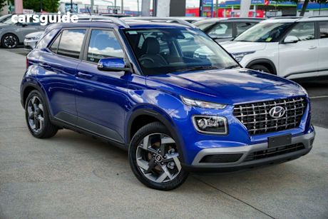 Blue 2025 Hyundai Venue Wagon
