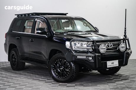 Black 2018 Toyota Landcruiser Wagon Vx (4X4)