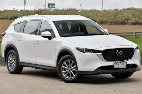 White 2023 Mazda CX-8 SUV G25 SPORT F