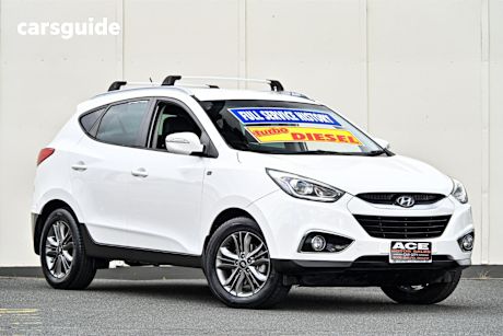 White 2013 Hyundai IX35 SUV SE 4WD