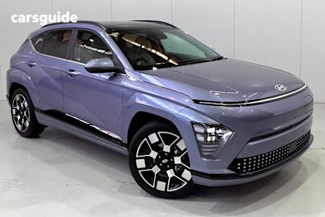 Blue 2023 Hyundai Kona SUV ELECTRIC PREMIUM F