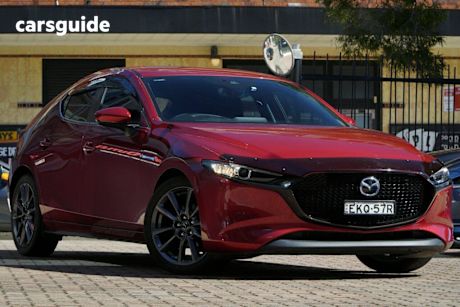 Red 2020 Mazda 3 Hatchback G20 Evolve