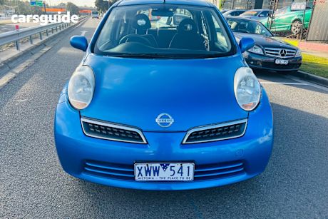 Blue 2008 Nissan Micra Hatchback City Collection