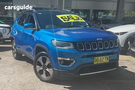 Blue 2018 Jeep Compass Wagon Limited (4X4)