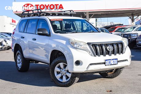 White 2015 Toyota Landcruiser Prado SUV GX 4X4