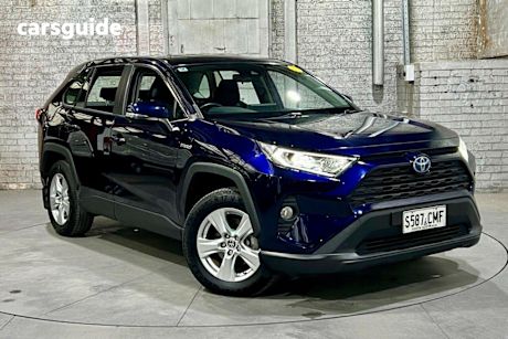 Blue 2021 Toyota RAV4 Wagon Gx (2Wd) Hybrid