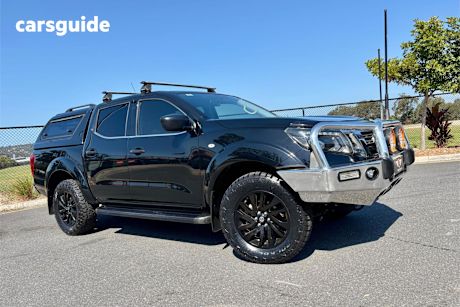 Black 2020 Nissan Navara Ute Tray SL 4X4