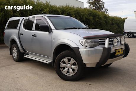 Blue 2016 Mitsubishi Triton Dual Cab Utility Gls (4X4)