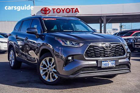 Grey 2021 Toyota Kluger SUV GRANDE F