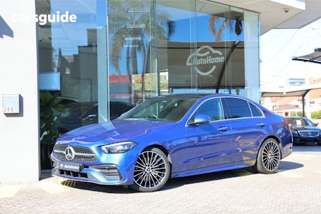 Blue 2022 Mercedes-Benz C-CLASS Sedan C200 R