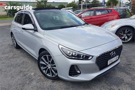 Silver 2017 Hyundai I30 Hatchback Premium