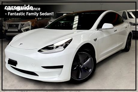 White 2020 Tesla Model 3 Sedan STANDARD RANGE PLUS R