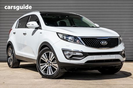 White 2015 Kia Sportage Wagon Platinum (Awd)