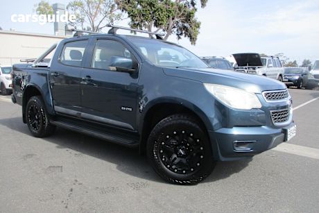 Blue 2013 Holden Colorado Ute Tray LT 4X4