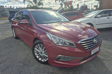 Red 2015 Hyundai Sonata Sedan Active
