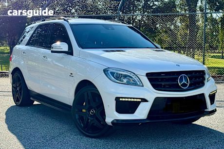 White 2014 Mercedes-Benz ML63 Wagon Amg (4X4)