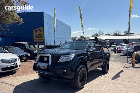Black 2015 Nissan Navara Dual Cab Utility St (4X4)