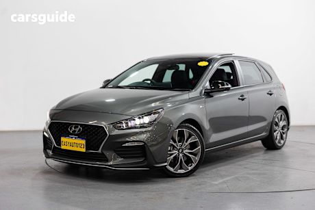 Grey 2022 Hyundai I30 Hatchback N Line Premium