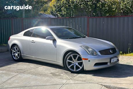 Silver 2003 Nissan Skyline Coupe 350GT