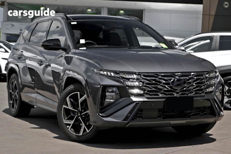 Grey 2024 Hyundai Tucson SUV PREMIUM N LINE 4X4