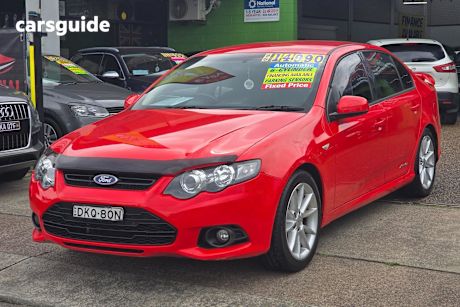 Red 2013 Ford Falcon Sedan Xr6