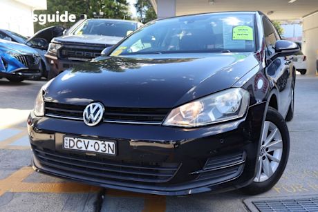 Black 2016 Volkswagen Golf Hatchback 92 Tsi Trendline
