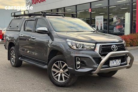 Grey 2018 Toyota Hilux Ute Tray SR5 4X4