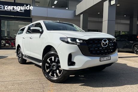 White 2025 Mazda BT-50 Dual Cab Pick-up Xtr (4X2)