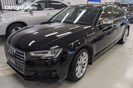 Black 2017 Audi A4 Sedan SPORT F