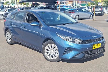 Blue 2021 Kia Cerato Hatchback S