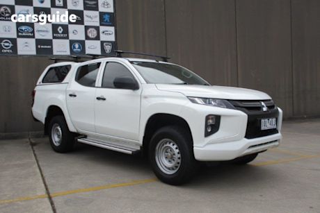 White 2019 Mitsubishi Triton Double Cab Pick Up Glx Adas