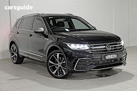 Black 2024 Volkswagen Tiguan SUV 162TSI R-LINE ALLSPACE 4WD