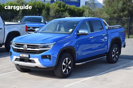Blue 2024 Volkswagen Amarok Dual Cab Utility Style Tdi600 4Motion
