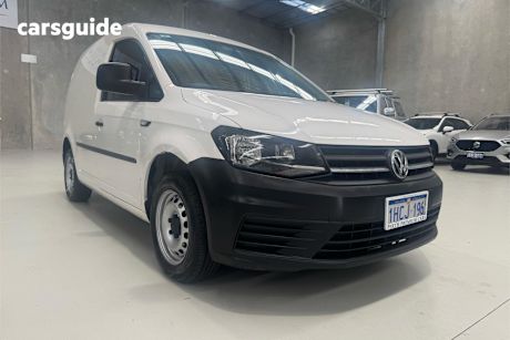 White 2016 Volkswagen Caddy Commercial TSI160 RUNNER F