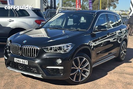 Black 2016 BMW X1 Wagon Xdrive 20D