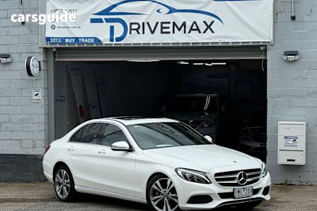 White 2017 Mercedes-Benz C200 Sedan