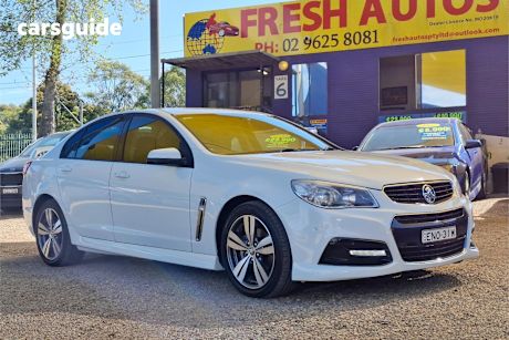 White 2013 Holden Commodore Sedan SV6 R