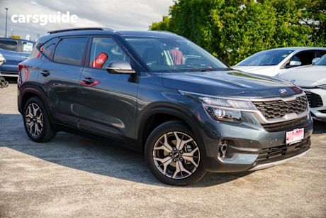 Grey 2020 Kia Seltos Wagon Sport+ (Fwd)
