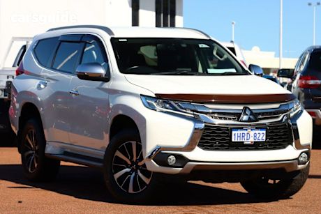 White 2019 Mitsubishi Pajero Sport Wagon Gls (4X4) 7 Seat