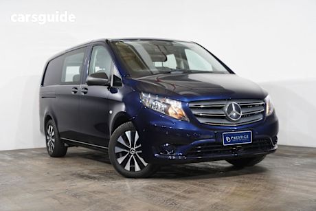 Blue 2021 Mercedes-Benz Vito Van 116 Cdi Mwb Rwd