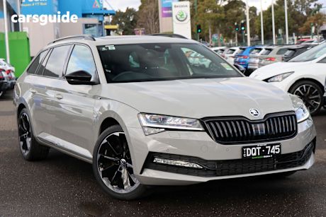Grey 2024 Skoda Superb Wagon Sportline 206Tsi (4X4)