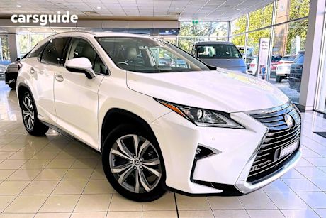 White 2019 Lexus RX450H Wagon Luxury Hybrid