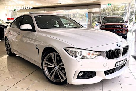 White 2016 BMW 430I Coupe Gran Coupe Sport Line