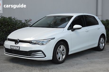 White 2021 Volkswagen Golf Hatchback 110Tsi
