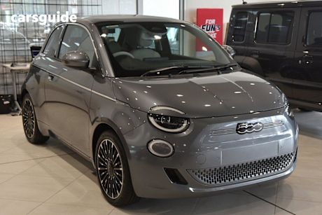 Grey 2023 Fiat 500E Hatchback La Prima