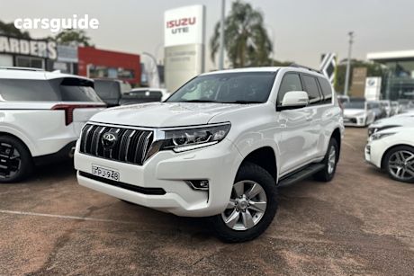 White 2018 Toyota Landcruiser Prado Wagon Gxl (4X4)
