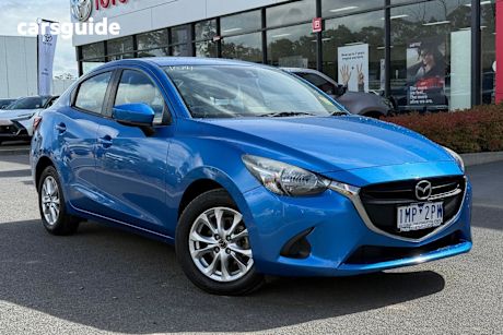 Blue 2017 Mazda Mazda2 Sedan MAXX F